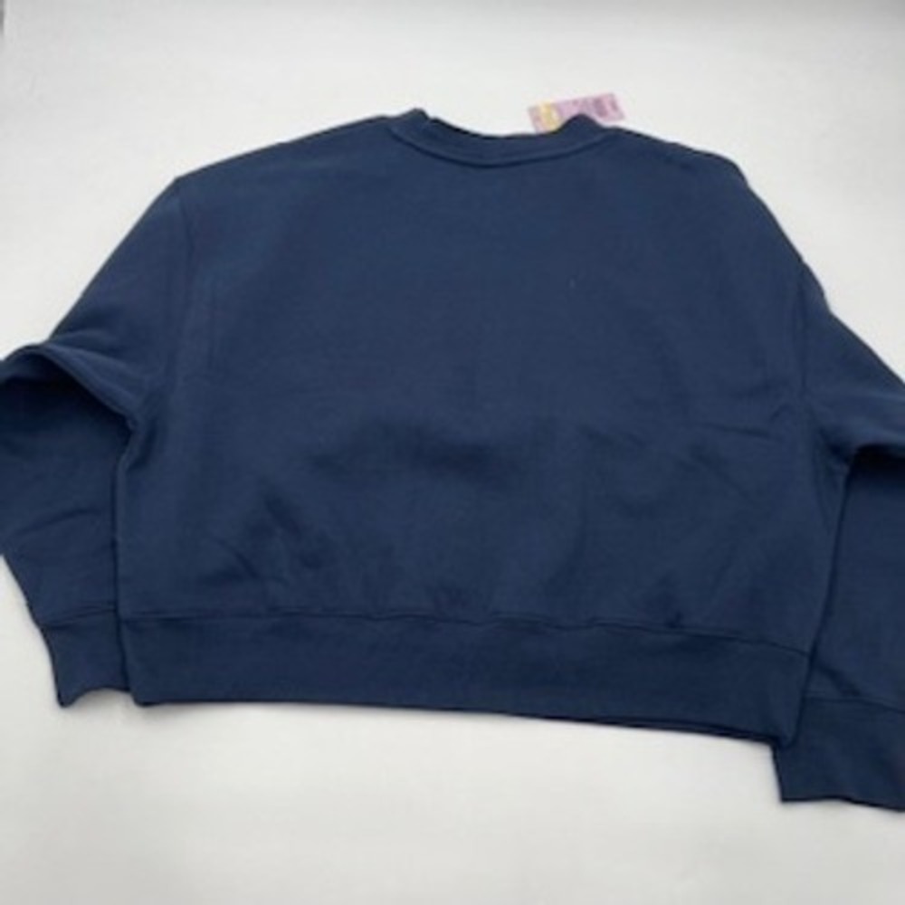 Wild Fable Navy Blue London Graphic Sweatshirt Star Distressed NWT Large - Picture 6 of 6
